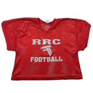 Vintage Champro RRC Football Practice Jersey #9 Red Mesh Adult Medium